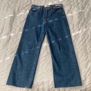 Denim forum farrah wide leg jeans